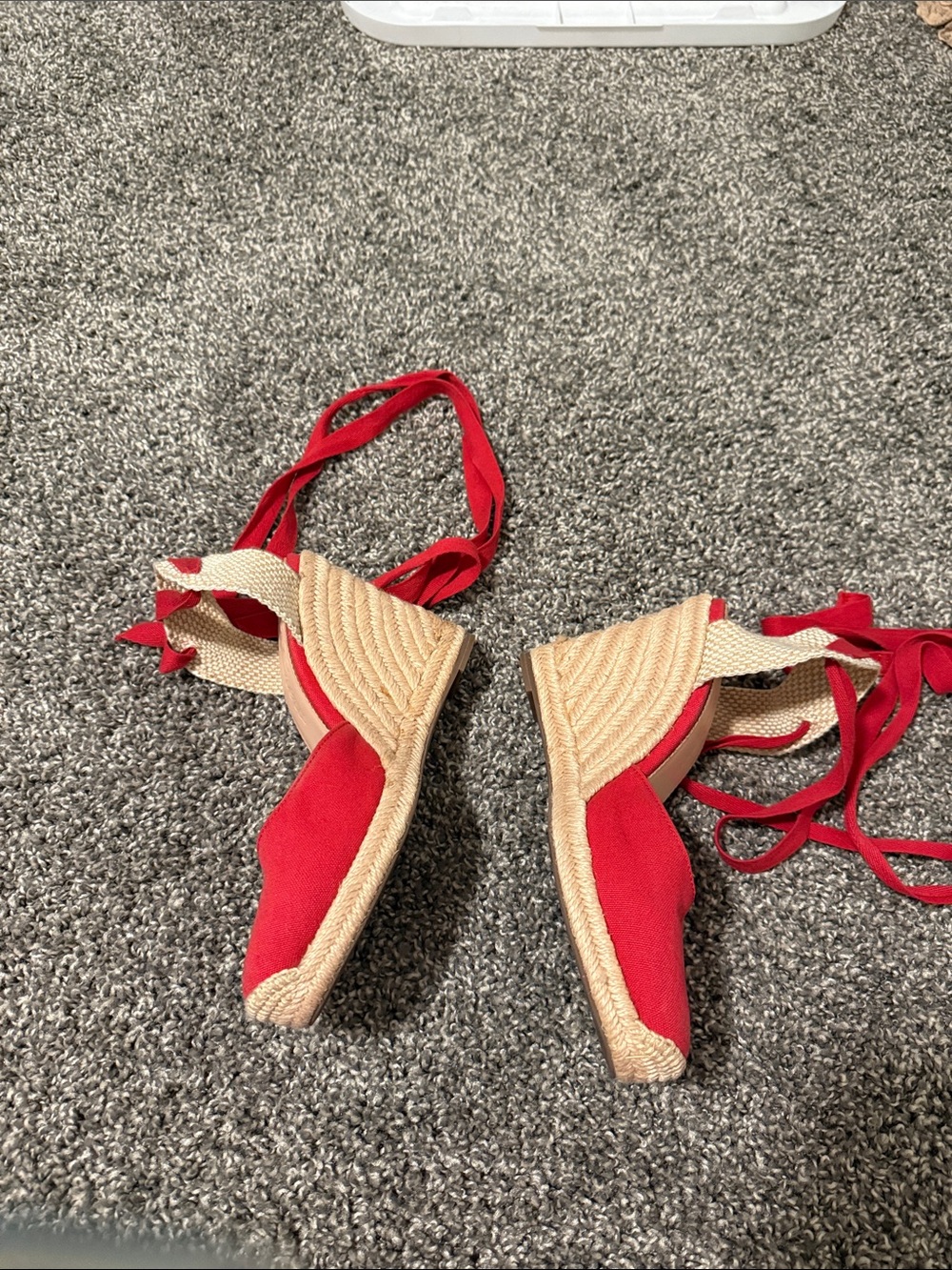 J.Crew red espadrilles - Picture 2 of 3